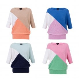 Marble Ice Pink Orange or Lilac Sweater 7011