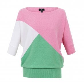 Marble Ice Pink Orange or Lilac Sweater 7011