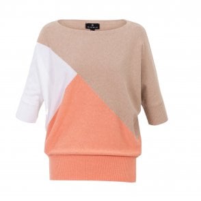 Marble Ice Pink Orange or Lilac Sweater 7011
