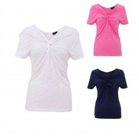 Marble White Navy or Pink Top 6940