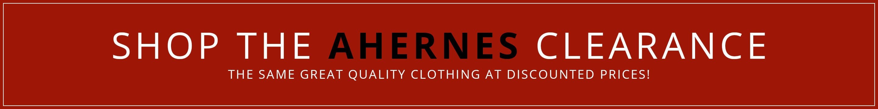 Clearance Sale