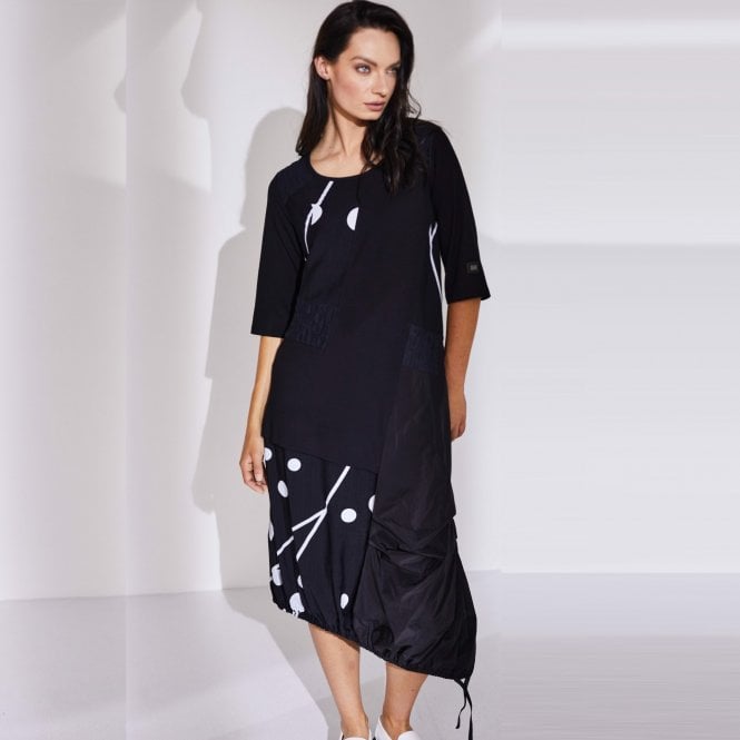 NAYA Black and White Dress NAS24239