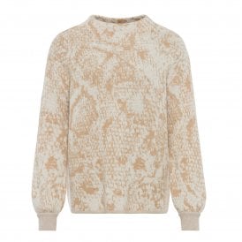 Olsen Golden Camel Melange Sweater 11003527