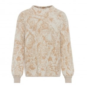 Olsen Golden Camel Melange Sweater 11003527