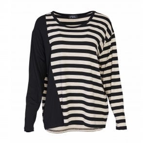 ORA Black and Biscuit Top ORW22 163