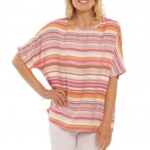 Pomodoro Blue or Pink Top 12207