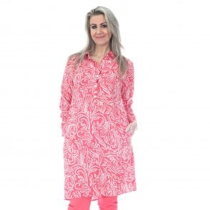 Pomodoro Coral Dress 52213