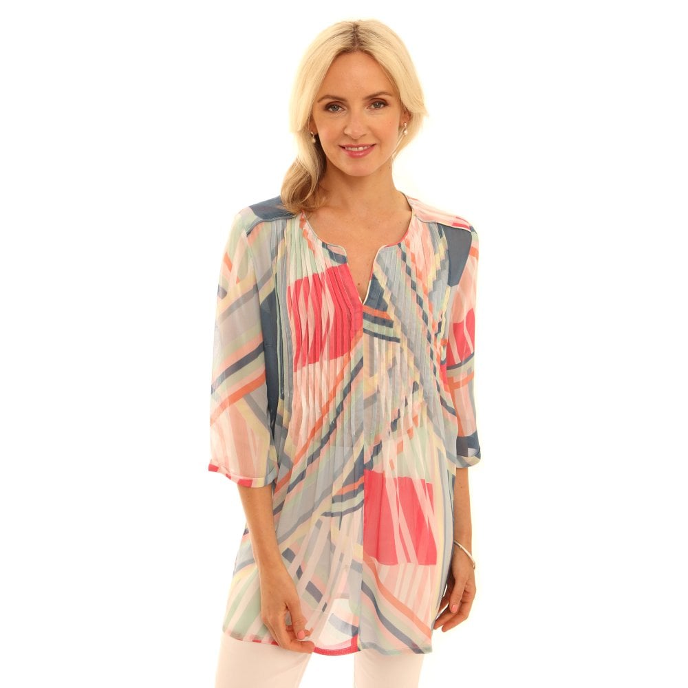 POMODORO Pomodoro Multi Coloured Tunic 82002 - Coming Soon from Ahernes ...