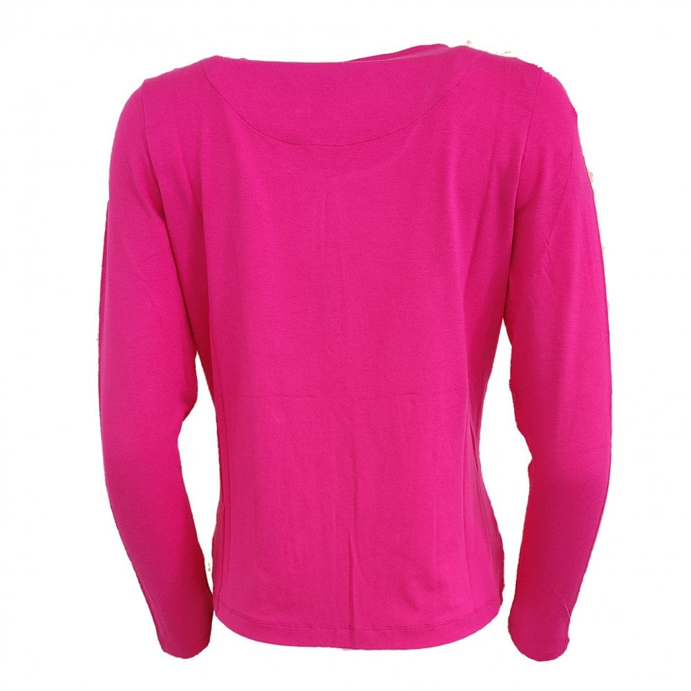 Cardigan Donna GOLLEHAUG Rosa – Maglia In Viscosa, Maniche Lunghe, Nuovo Con Etichette