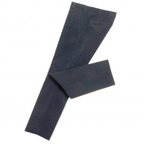MEYER Trousers 2-390/17 ROMA Blue Wool Cords